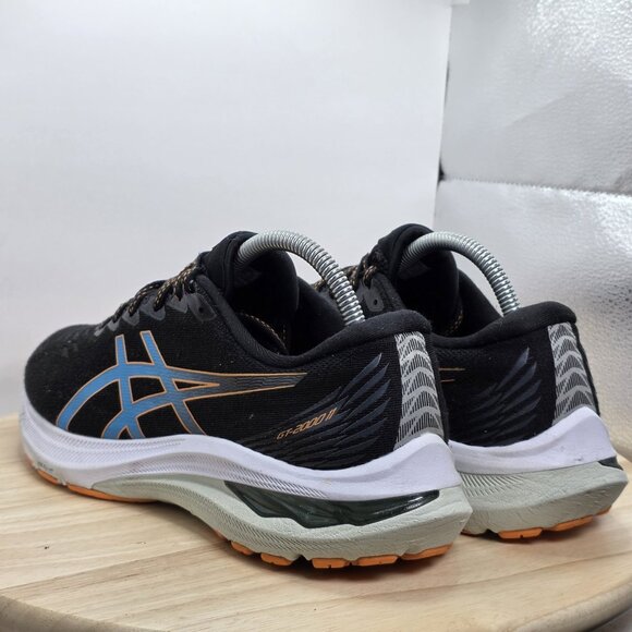 Mens Size 9 - ASICS GT 2000 11 WIDE Black Running Athletic Sneakers Trainers - Picture 7 of 10